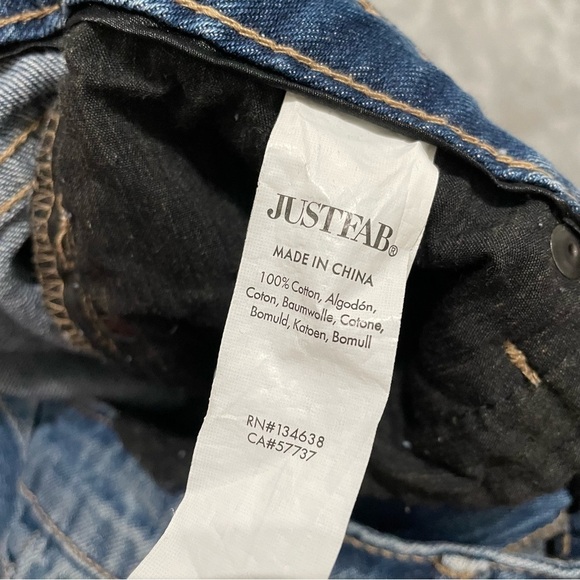 Justfab Distressed Jeans Size 30 - Picture 6 of 9